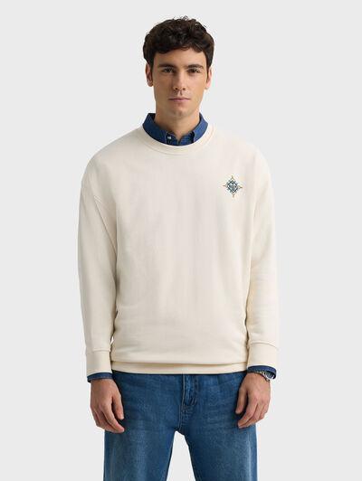 SUDADERA ETHNIC CRUDO