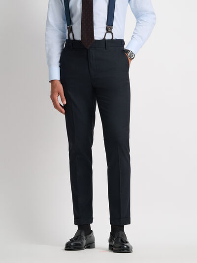PANTALONES NAPOLI ESPIGA AZUL MARINO