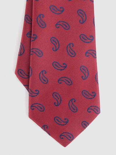 CORBATA JACQUARD MF ROJO