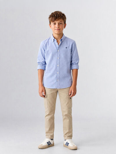 CAMISA OXFORD SOLID KIDS