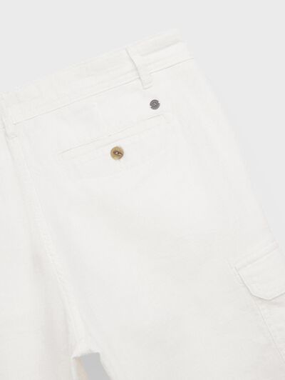 BERMUDA TINTADA CARGO CRUDO