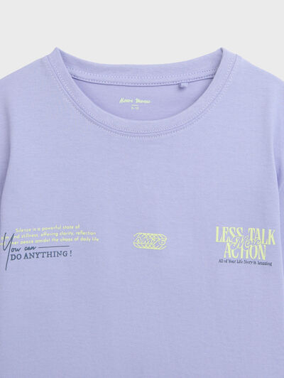 CAMISETA STORY KIDS VIOLETA