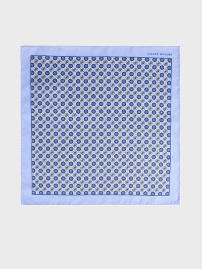 PA&Ntilde;UELO PRINTED CELESTE