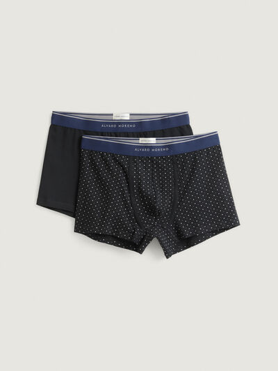 BOXER DOTS NEGRO
