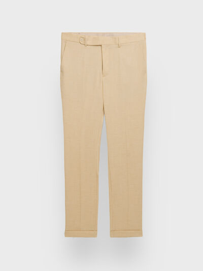 PANTALON CAPO ESTRUCTURA AMARILLO