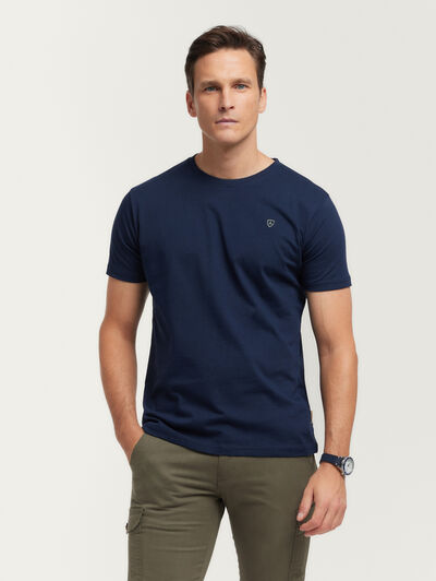 CAMISETA BASICA AZUL MARINO