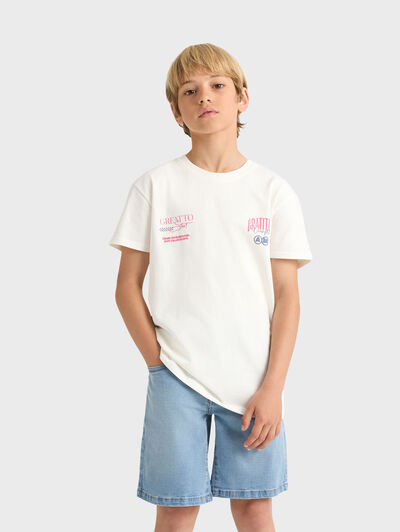 CAMISETA GRATITUDE KIDS BLANCO