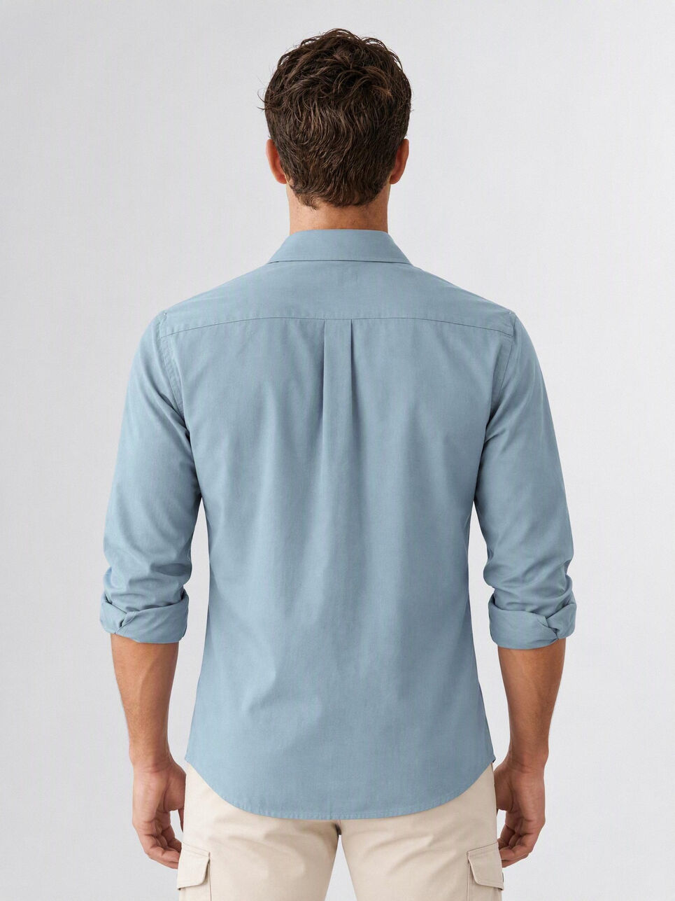 CAMISA TWILL PEACH