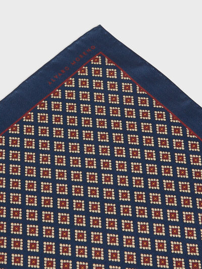 PA&Ntilde;UELO PRINTED AZUL MARINO