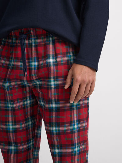 PIJAMA FRANELA CUADROS