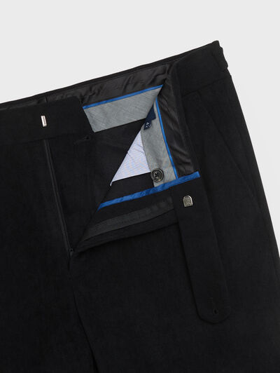 PANTALONES MICROPANA CRUZADA NEGRO
