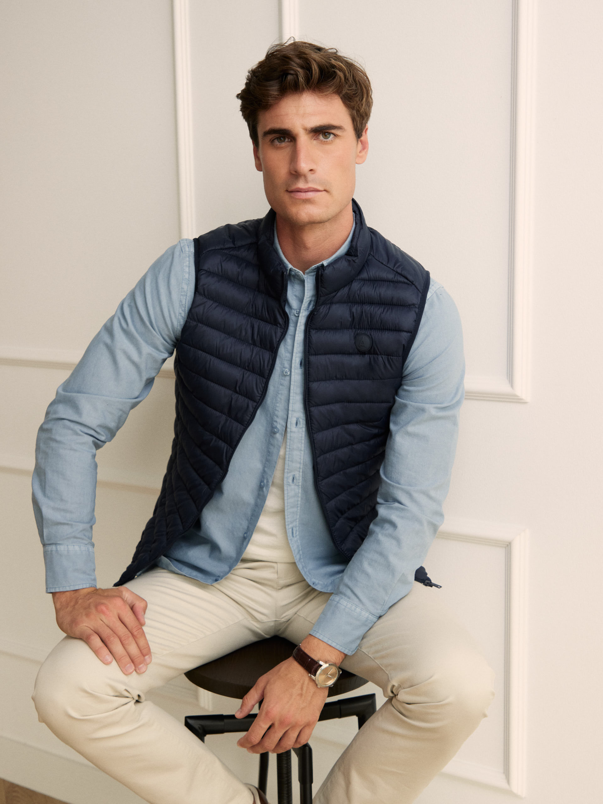 Chaleco on sale hombre rebajas