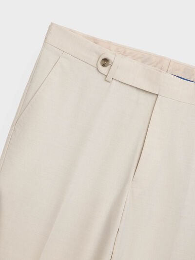 PANTALON CAPOLUNGO PLAIN BEIGE