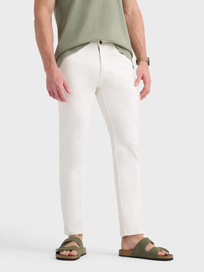 PANTALON DENIM MATCH BLANCO