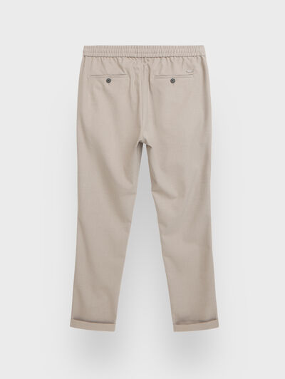 PANTALON FRANELA BEIGE