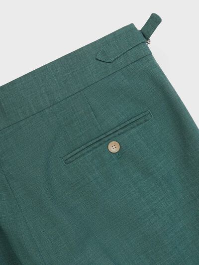 PANTALON MONACO FIL A FIL VERDE