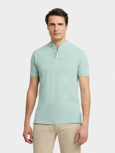 POLO MAO TRENDY VERDE AGUA