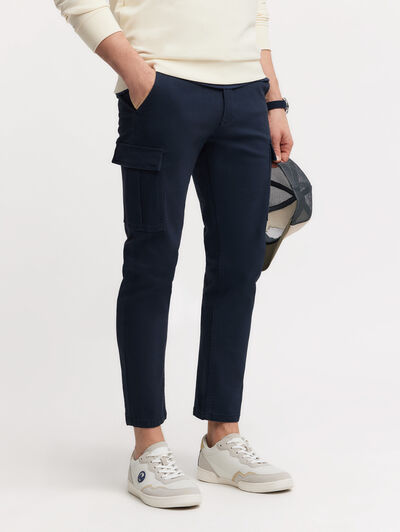 PANTALON CARGO ELVIS AZUL MARINO