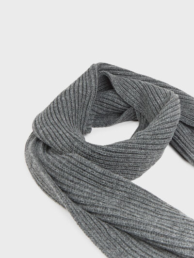 BUFANDA PUNTO KIDS GRIS