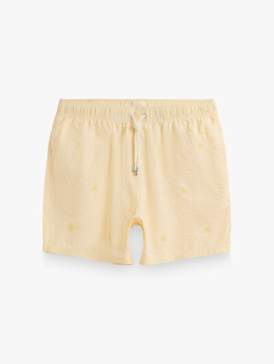 BAÑADOR BORDADO AMARILLO