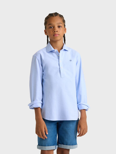 POLERA OXFORD KIDS CELESTE