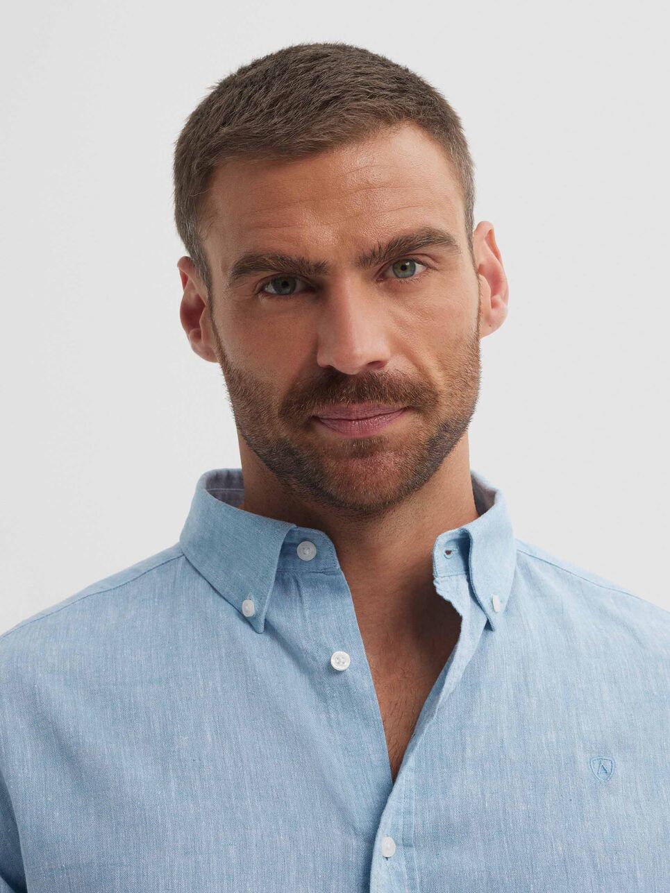 CAMISA LINO C. BOTON