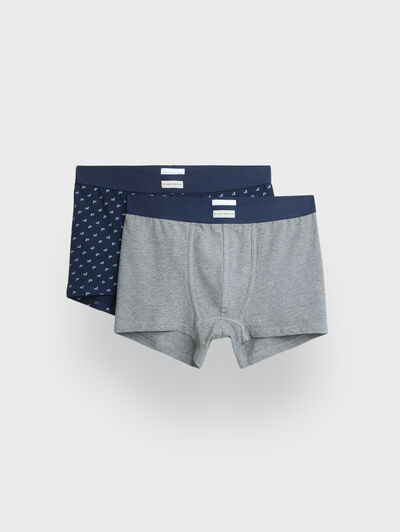 BOXER GEOMETRIC AZUL MARINO
