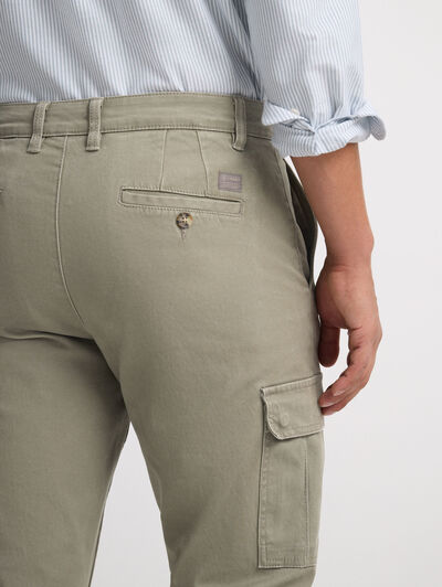 PANTALON CARGO ELVIS VERDE