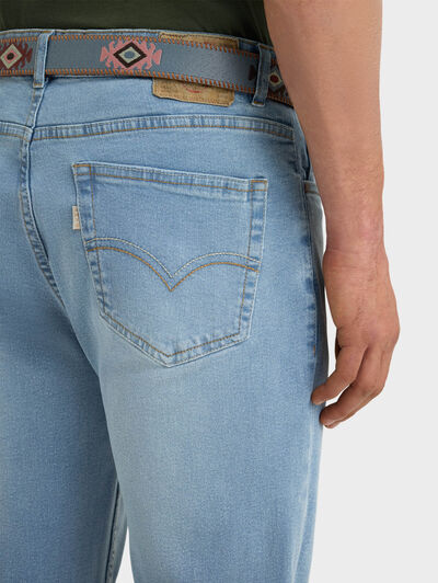 PANTALON LUCKY SLIM AZUL