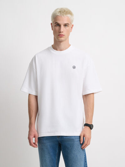 CAMISETA BASIC OVERSIZE BLANCO