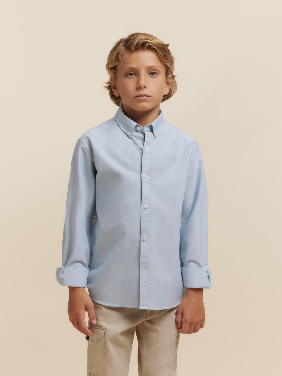 CAMISA OXFORD SOLID KIDS