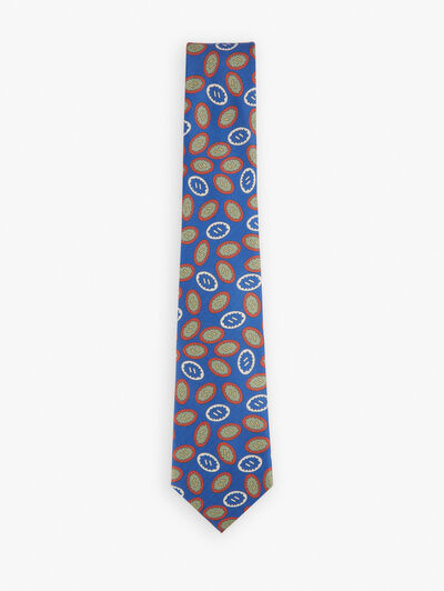 CORBATA PRINTED AZUL