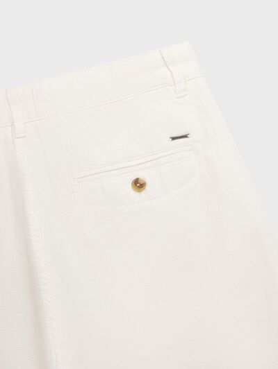 BERMUDA TINTADA CRUDO