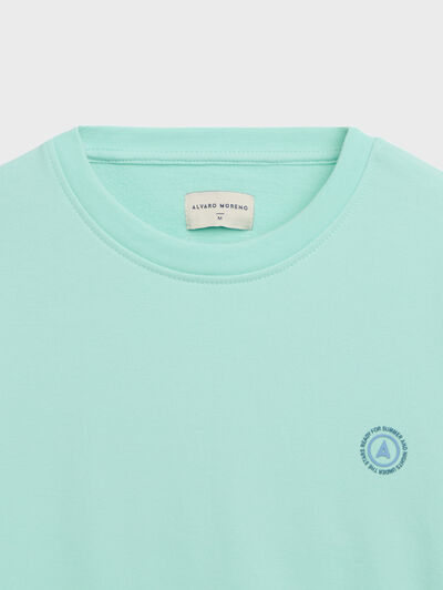 SUDADERA BASIC SPRING VERDE