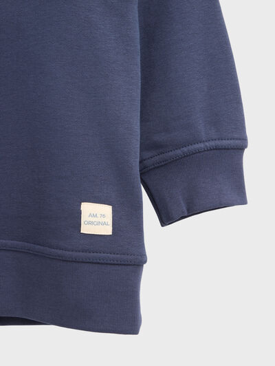 SUDADERA POLO CLUB KIDS AZUL MARINO