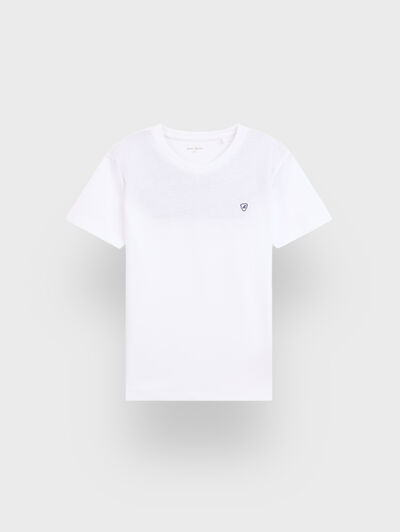 CAMISETA BASICA KIDS BLANCO