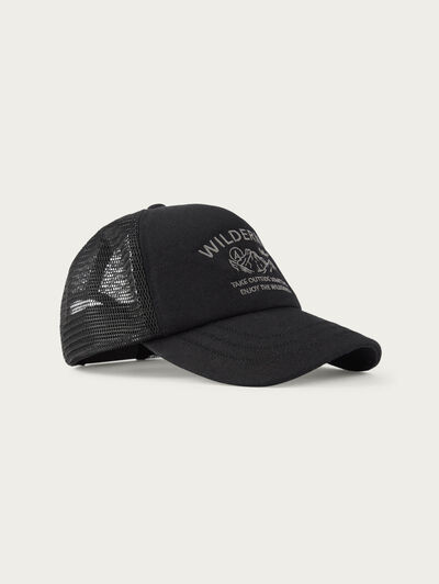 GORRA TRUCK BORDADA NEGRO