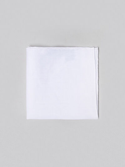 PAÑUELO LINO BLANCO