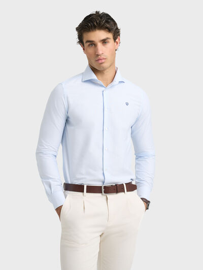 CAMISA P.POINT RAYAS CELESTE
