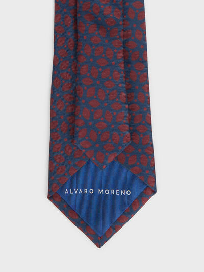 CORBATA PRINTED BURDEOS