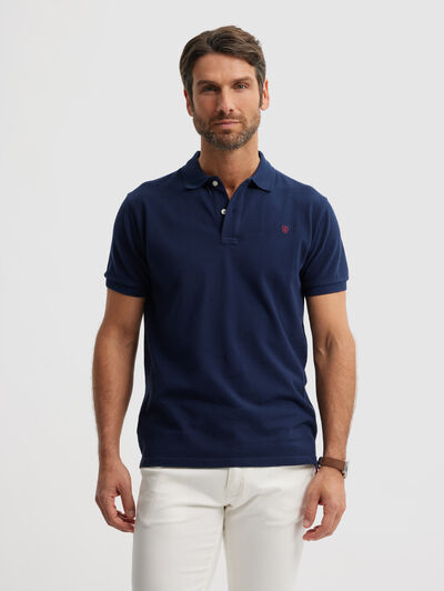 POLO BASIC AZUL MARINO