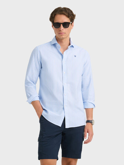 CAMISA OXFORD CLASSIC CELESTE
