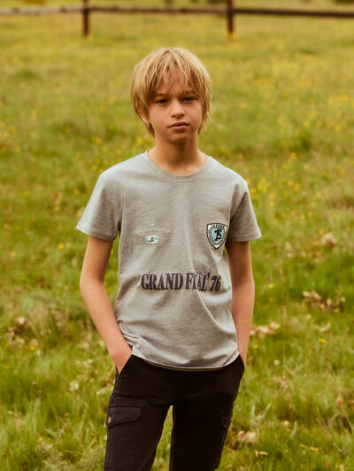CAMISETA GRAND KIDS GRIS