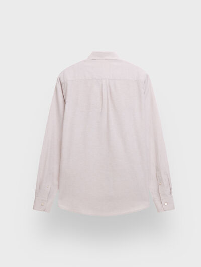 CAMISA LINO ALEX BEIGE