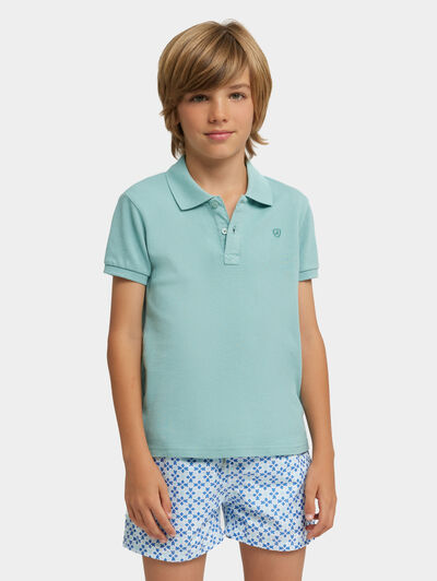 POLO SCOOBY GD KIDS VERDE AGUA