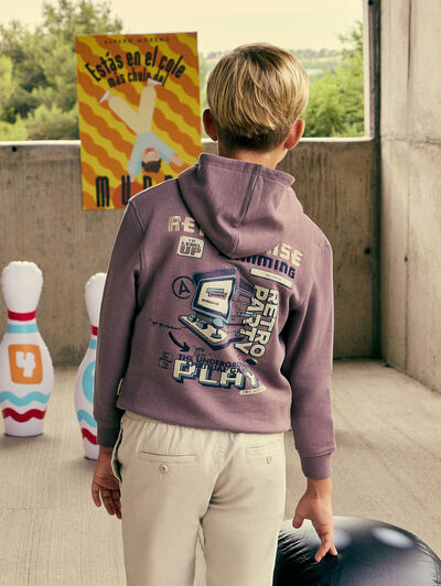 SUDADERA PLAY KIDS ROSA