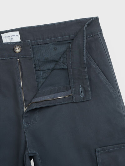 PANTALON CARGO ELVIS AZUL