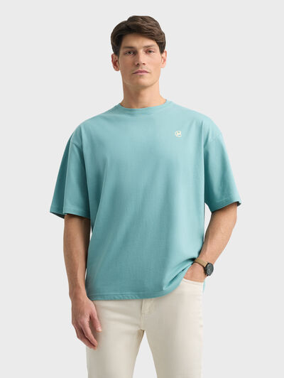 CAMISETA CASUAL AZUL