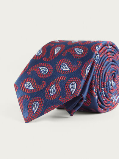 CORBATA JACQUARD MF ROJO