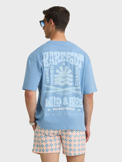 CAMISETA BAREFOOT AZUL